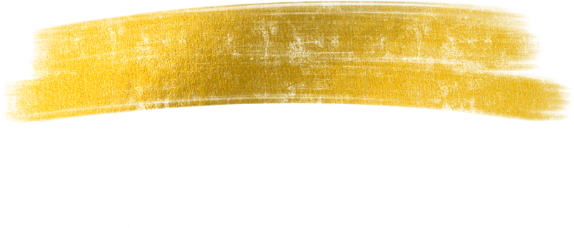 Gold Brush Stroke Cut-out