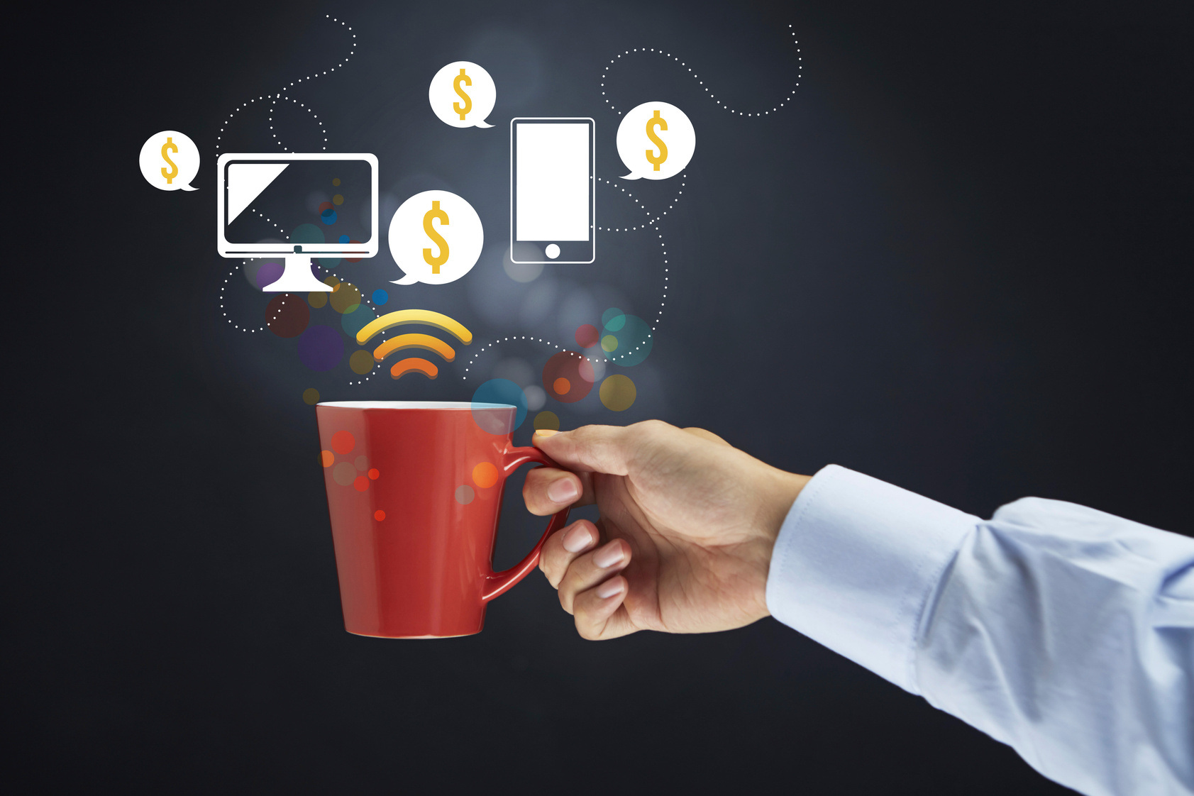 Digital marketing concept